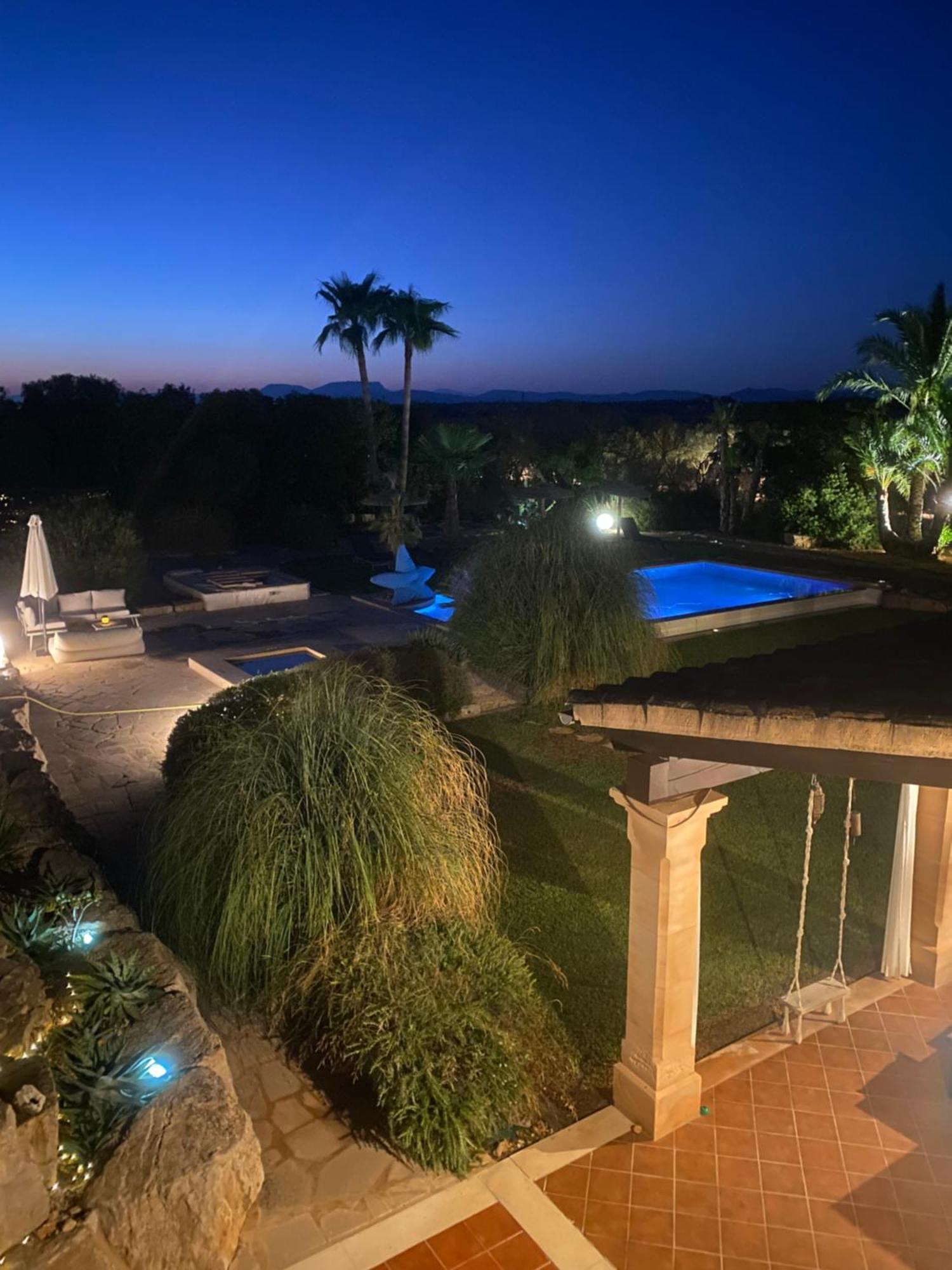 Villa Mallorca 19 Km Montuiri Finca Gallo Negro Santanyi Campos Gesamte Unterkunft Social Media